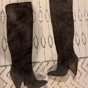 Vince Camuto Gray Over the Knee Boots